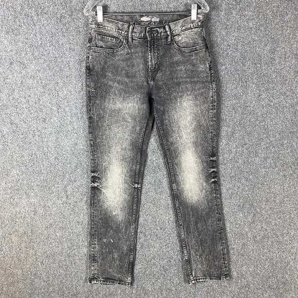 Old Navy Other - Old Navy Jeans Men's 29x30 Slim Fit Flex Gray Cotton Adults Charcoal Wash